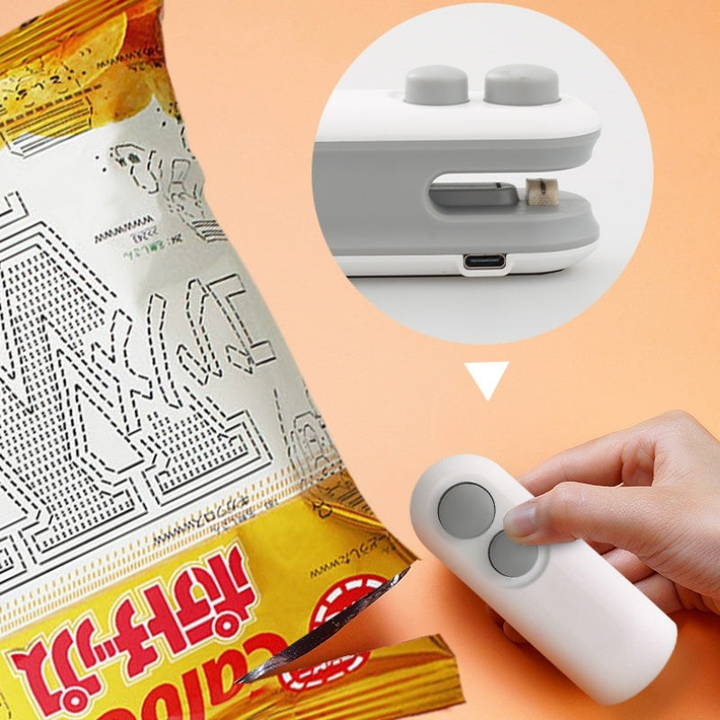 Portable USB Heat Sealer – Lock in Freshness, Anytime!