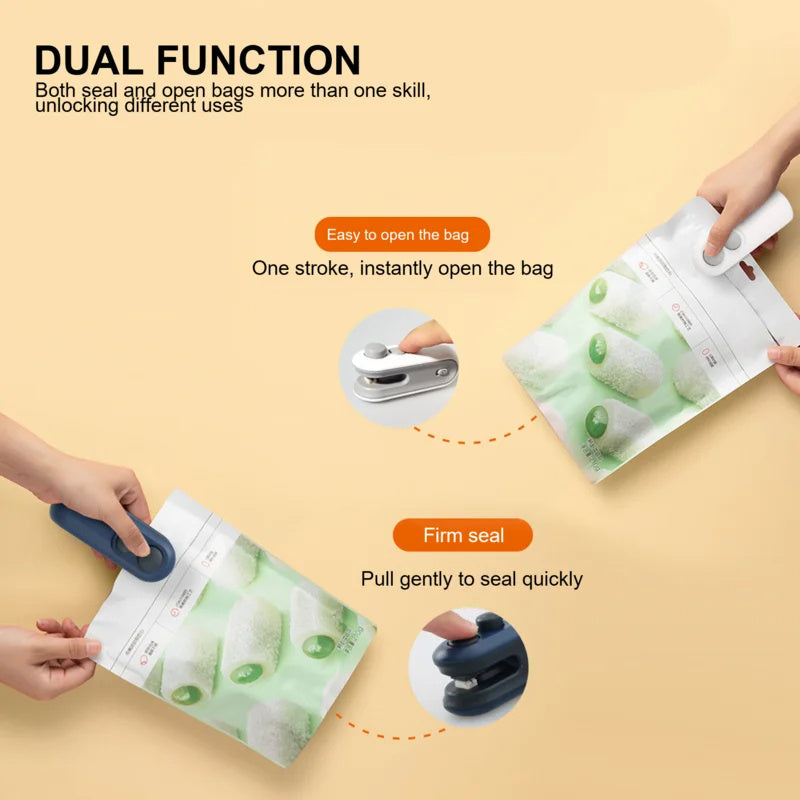 Portable USB Heat Sealer – Lock in Freshness, Anytime!